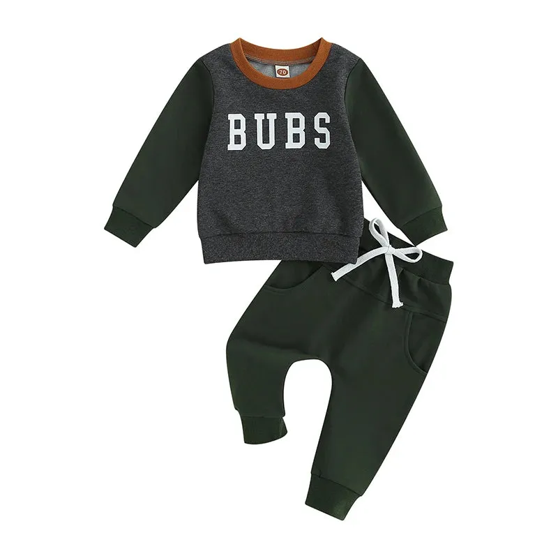 0-3Y Toddler Baby Boys 2Pcs Fall Outfit