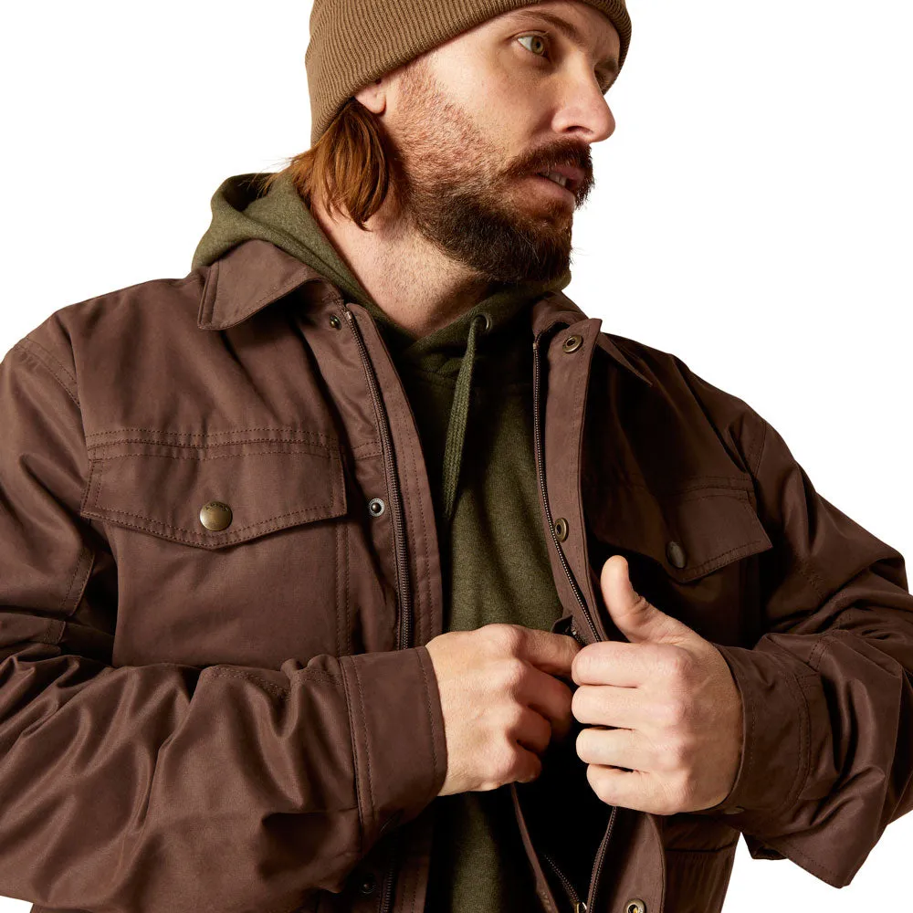 10046385 Ariat Men's Grizzly 2.0 Canvas Conceal and Carry Jacket - Braken