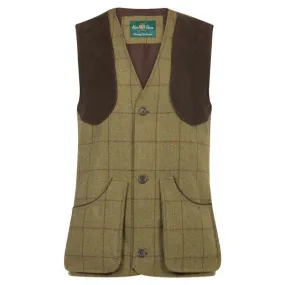 Alan Paine Rutland Shooting Tweed Waistcoat - Lichen