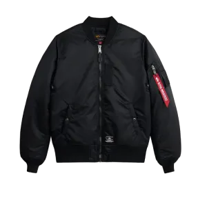 Alpha Industries Men Ma-1 Mod Bomber Jacket |MJM53504C1| Black