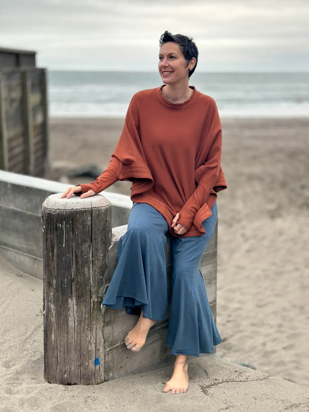 Bamboo Fleece Poncho