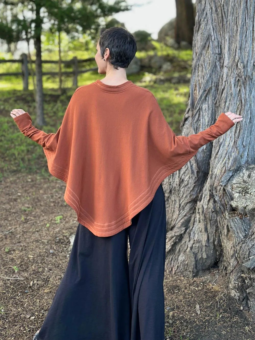 Bamboo Fleece Poncho