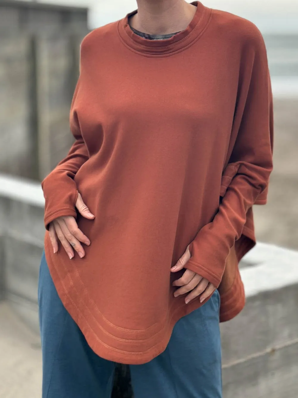 Bamboo Fleece Poncho