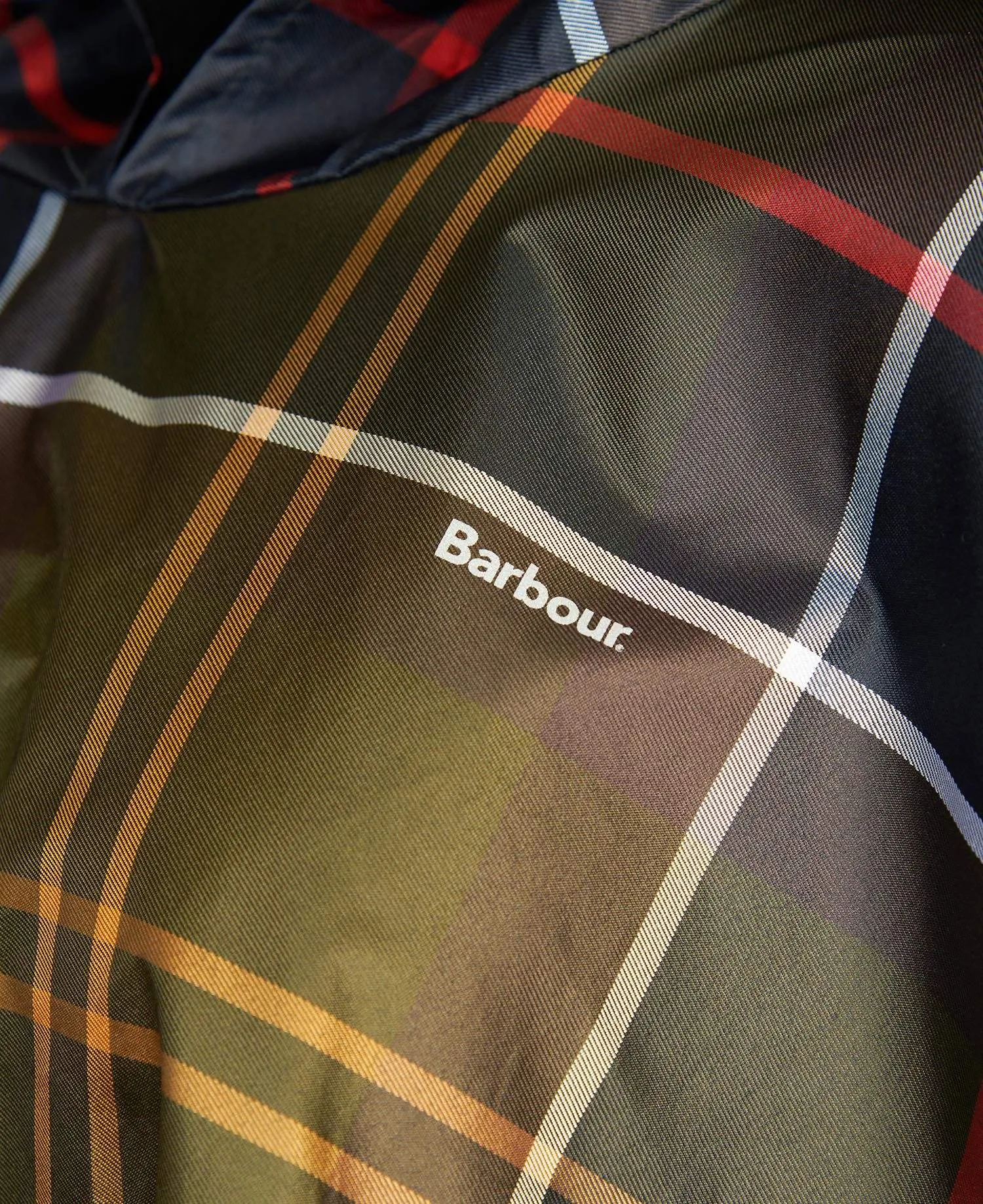 Barbour Regnslá - Tartan Showerproof Poncho - Classic Tartan