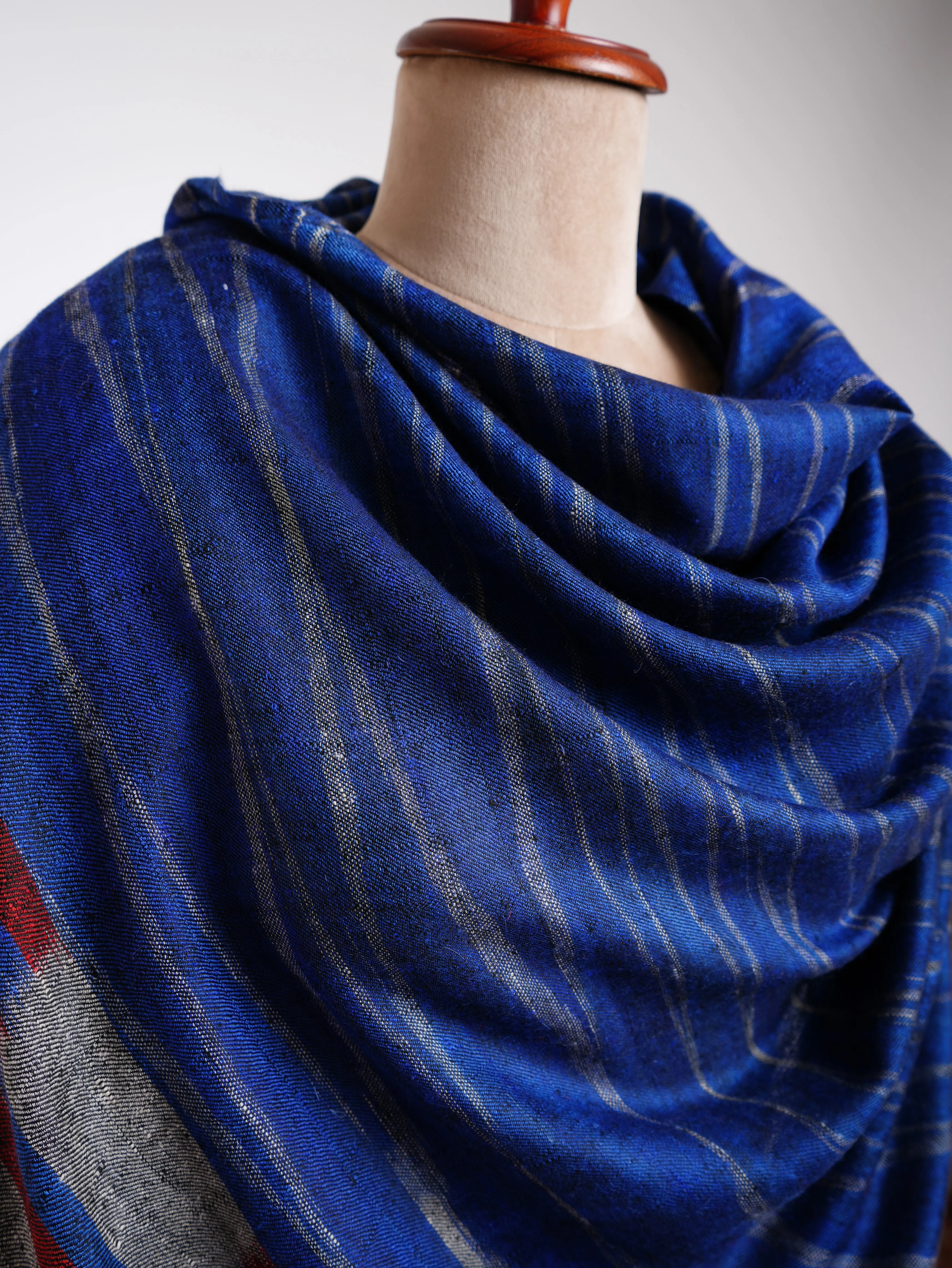 Blue Contemporary Pashmina Shawl