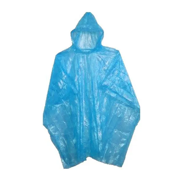 Blue Rain Poncho