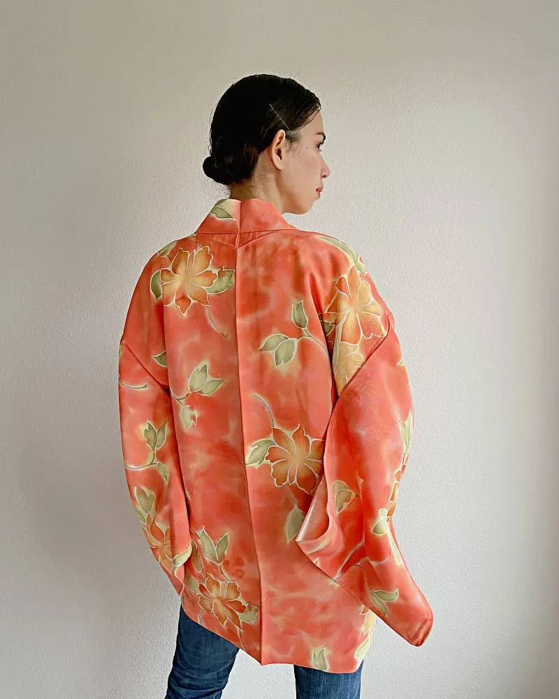 Blush of Kyoto Haori Kimono Jacket