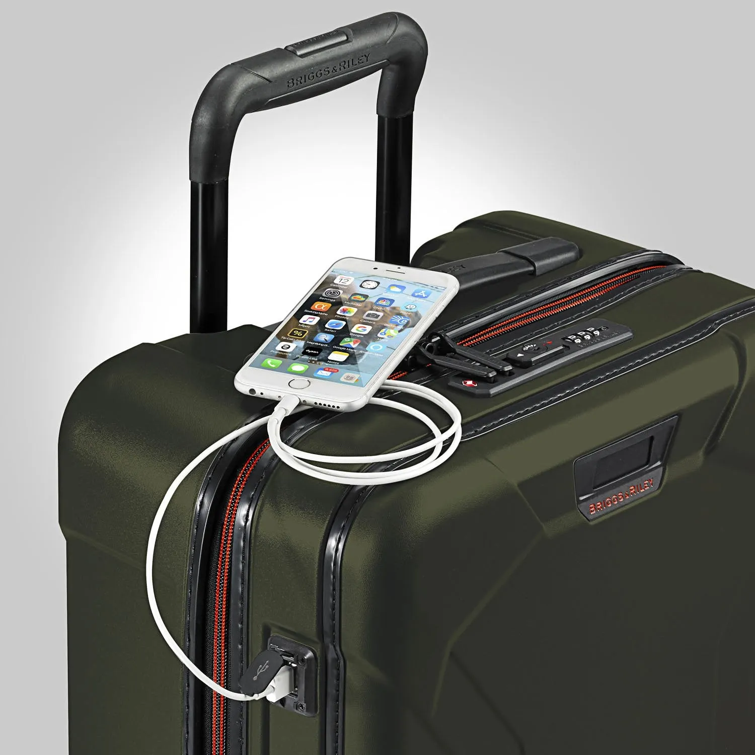 Briggs & Riley Torq QU221SP-23 International Carry-on Spinner Hunter