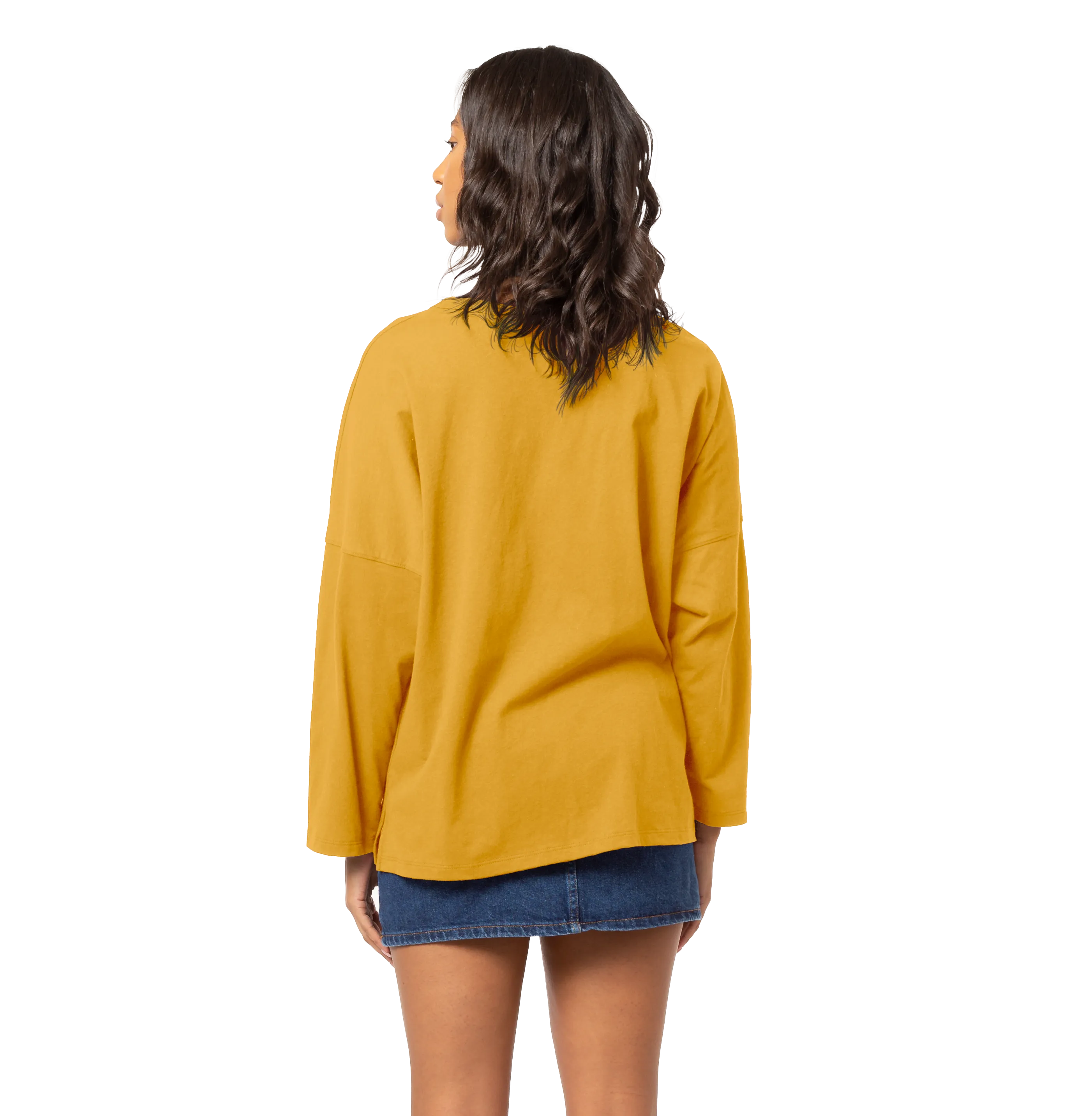 CCW145 Clothesline Cotton Oversized LS Tee