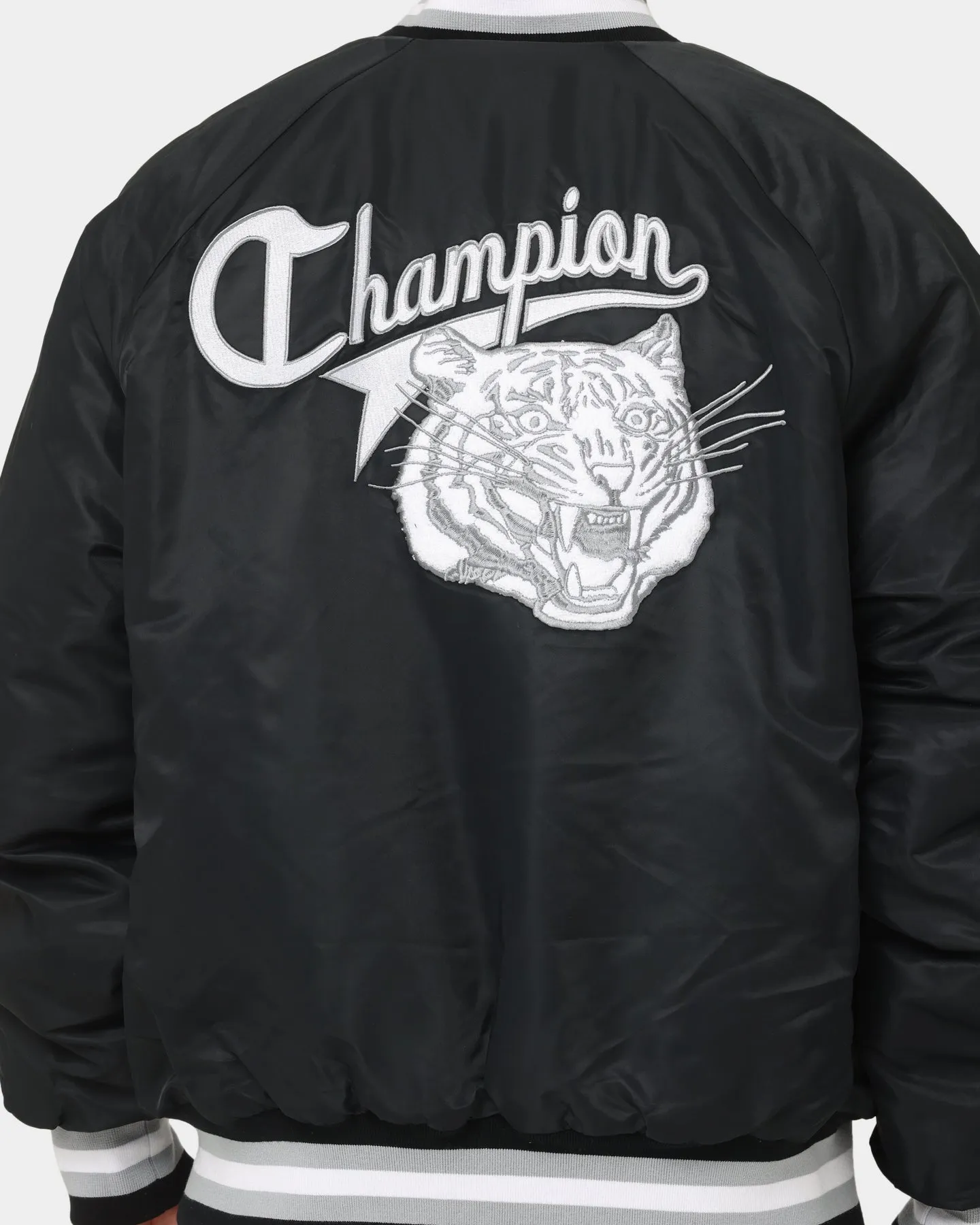 Champion LFS Letterman Jacket Black