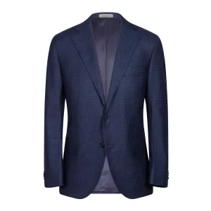 CORNELIANI Twill Leader Jacket NAVY/BLUE REG