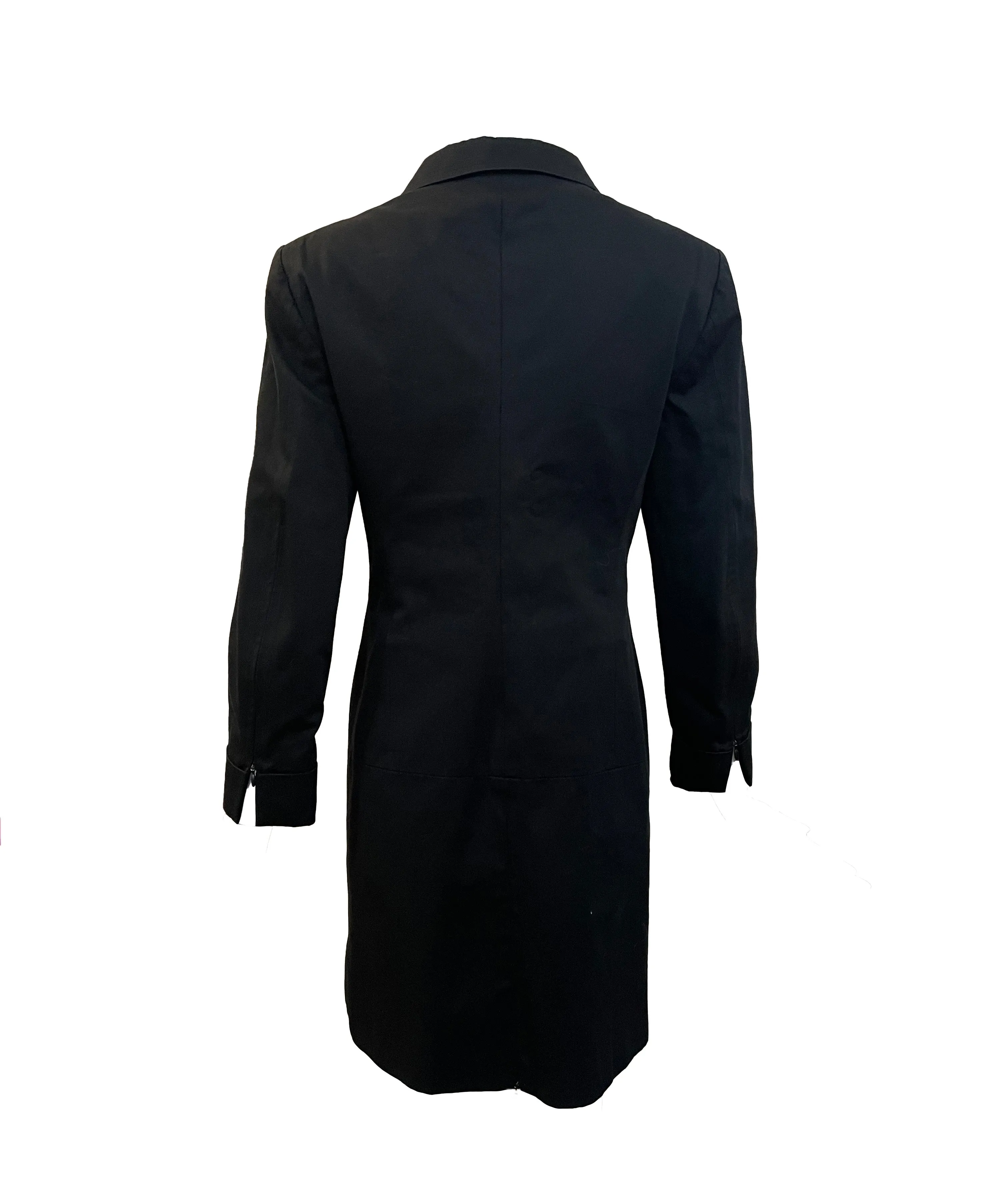 Costume National Early 2000s Black Modern  "Tailcoat"