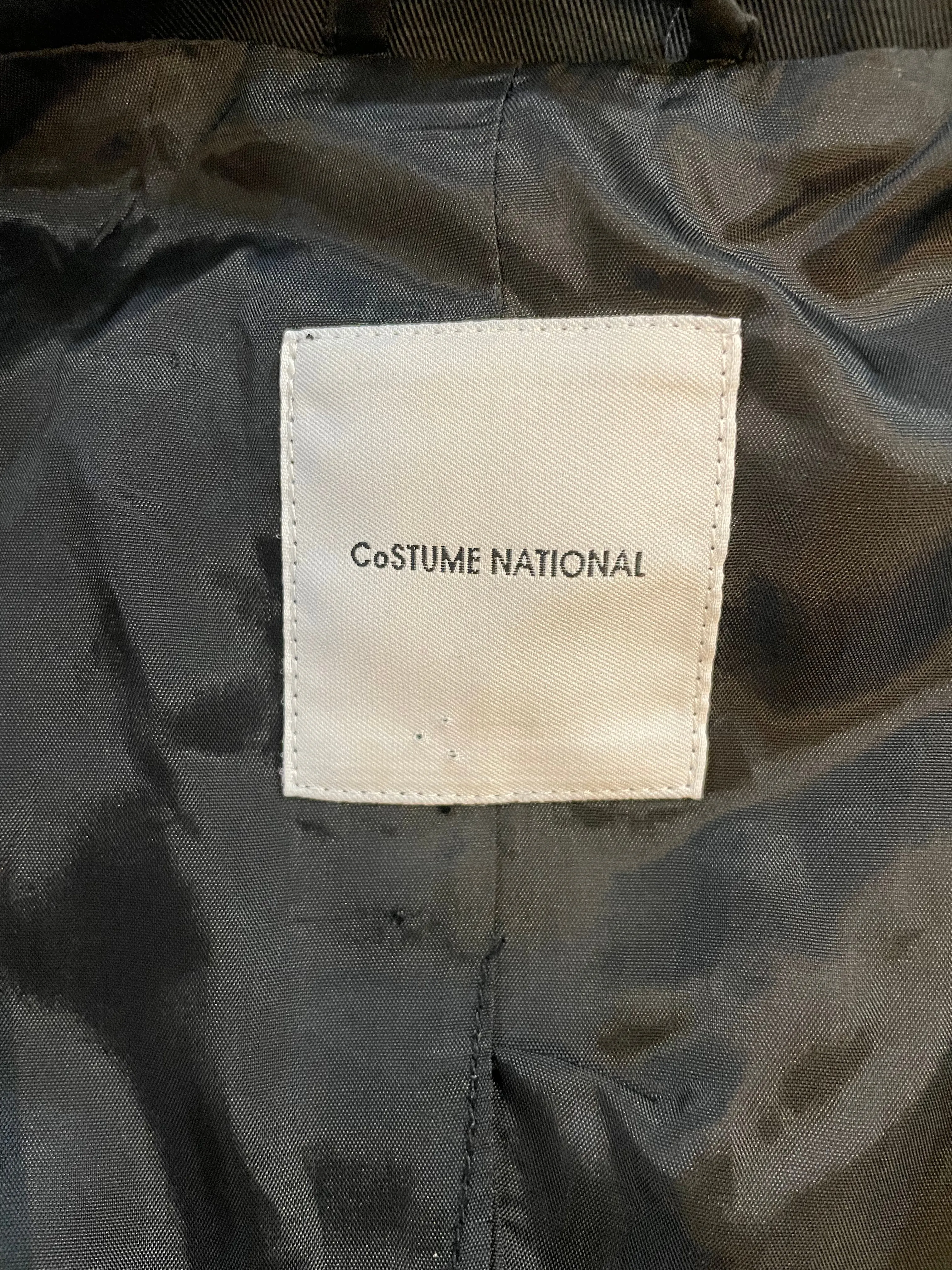 Costume National Early 2000s Black Modern  "Tailcoat"