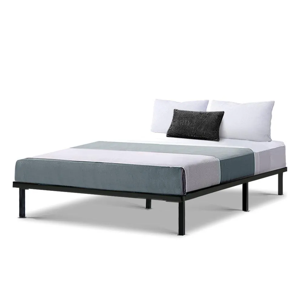 Double Package | Ted Bed Black & Normay Series Pillow Top Mattress (Medium Firm)