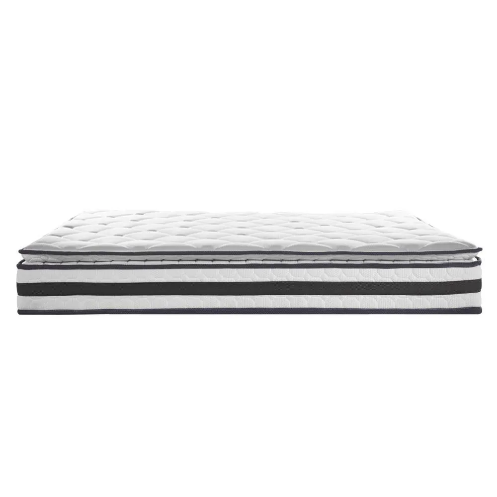 Double Package | Ted Bed Black & Normay Series Pillow Top Mattress (Medium Firm)