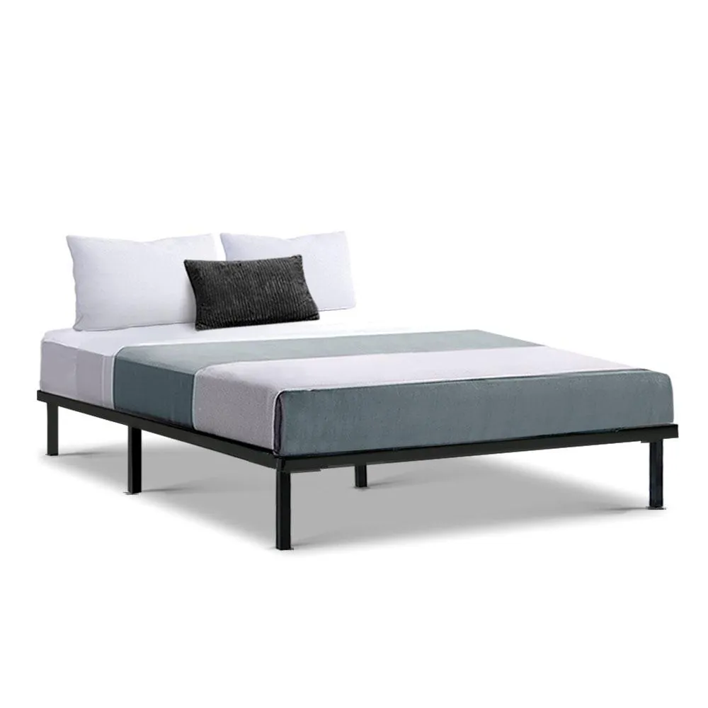 Double Package | Ted Bed Black & Normay Series Pillow Top Mattress (Medium Firm)