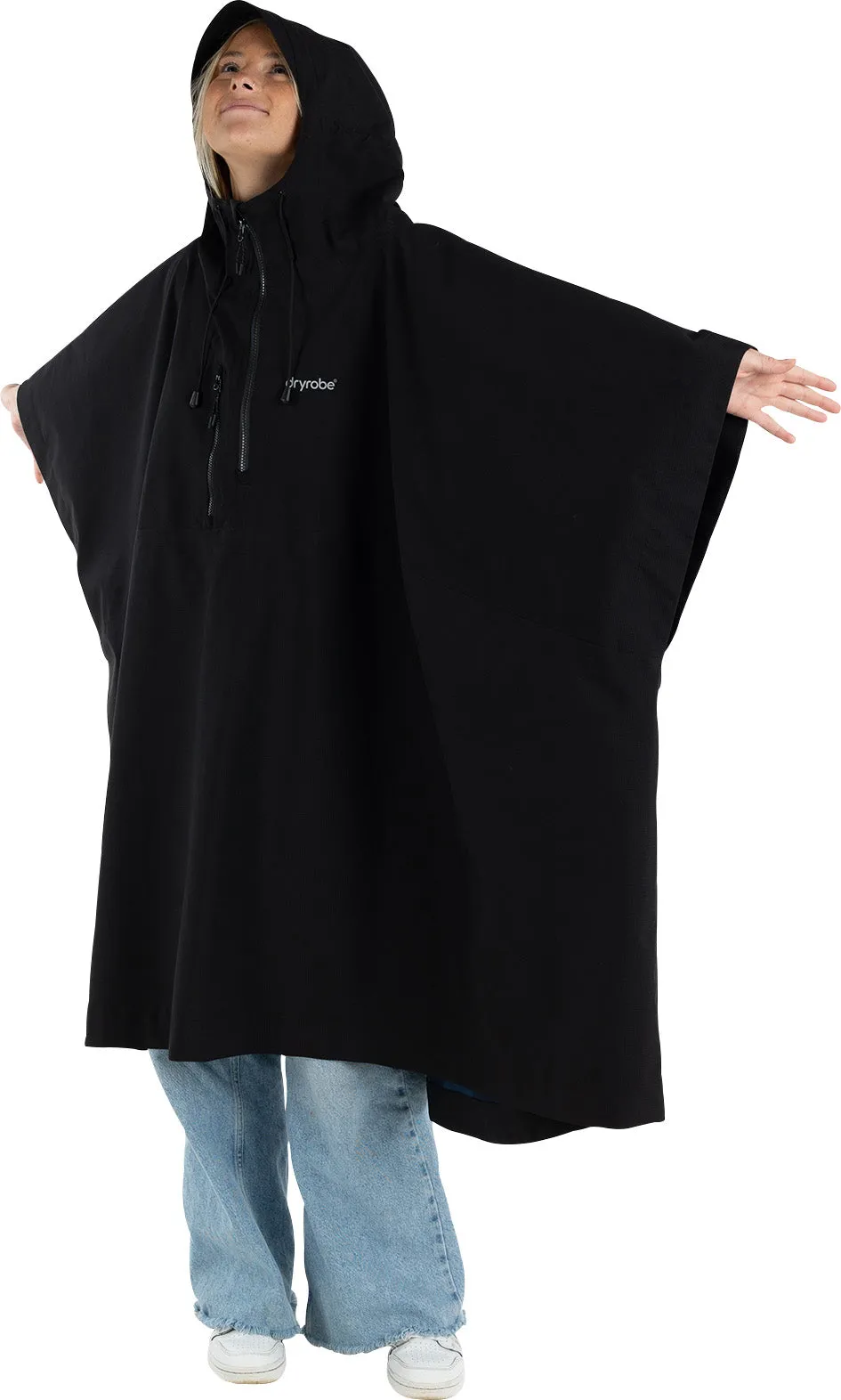 Dryrobe Waterproof Poncho - Black