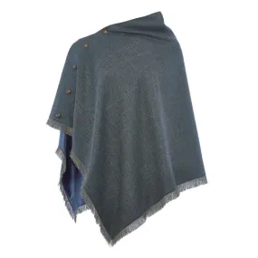 Dubarry Hazelwood Ladies Tweed Poncho - Mist