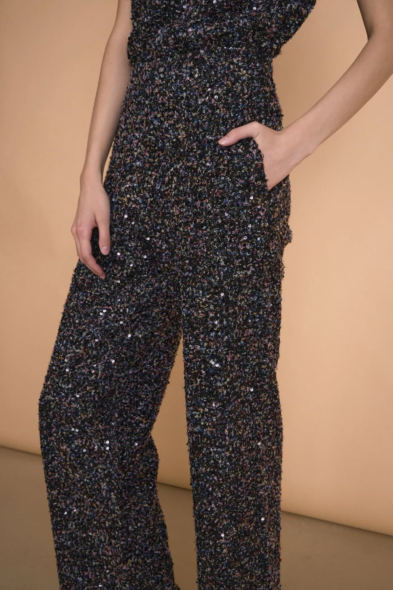 Endless Rose - Boucle Tweed Pants