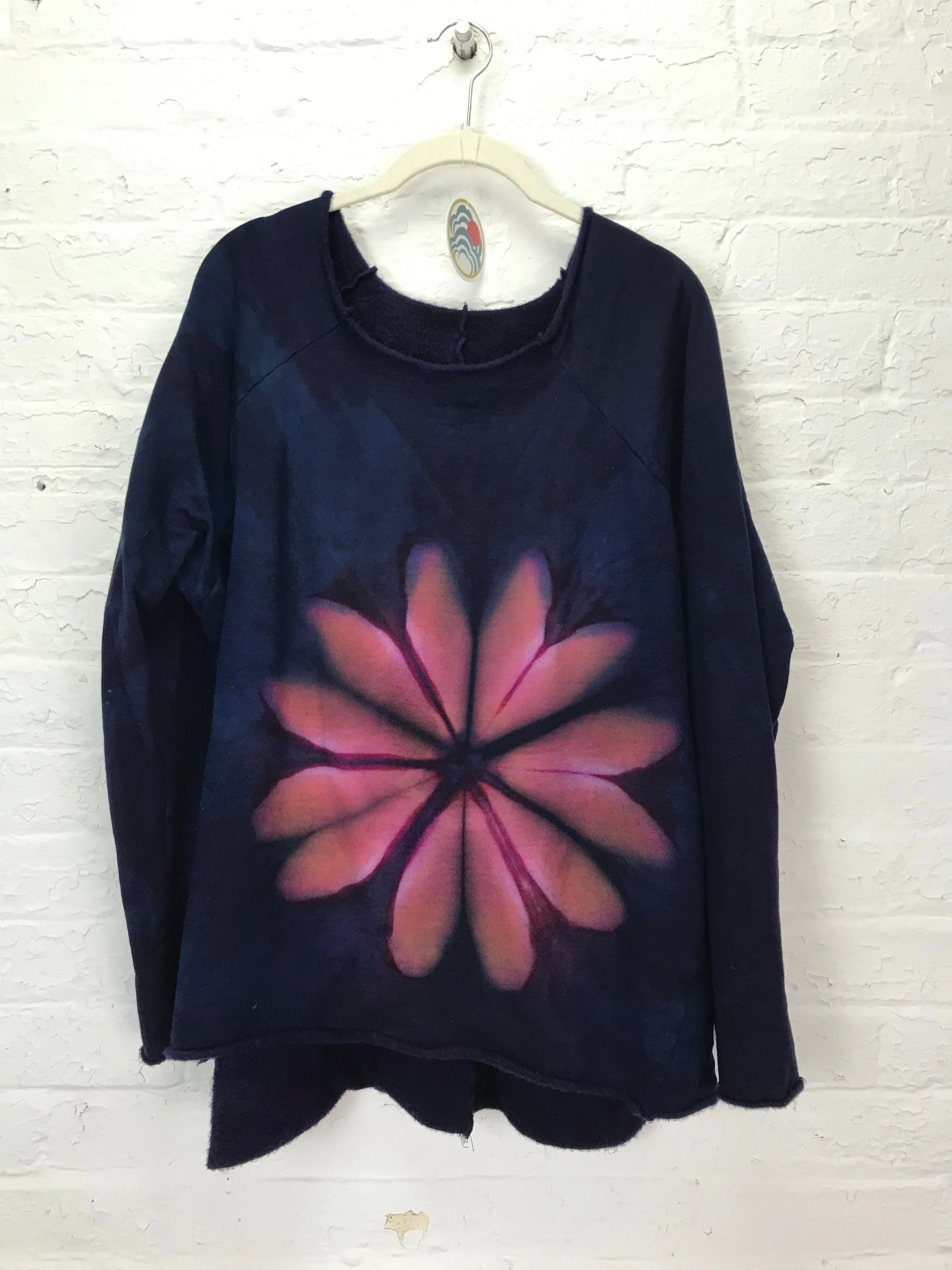 Fleece Raglan Sweatshirt in Awesome Autumn Aster