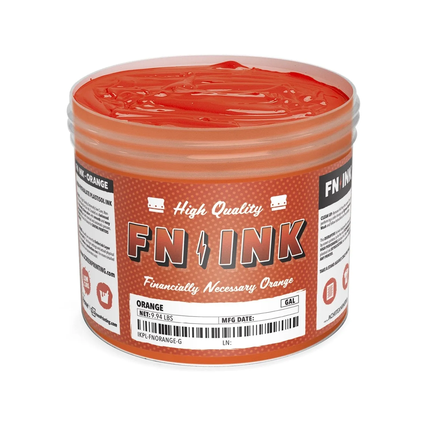 FN-INK™ Orange Plastisol Ink