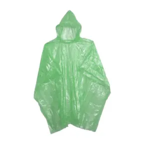 Green Rain Poncho