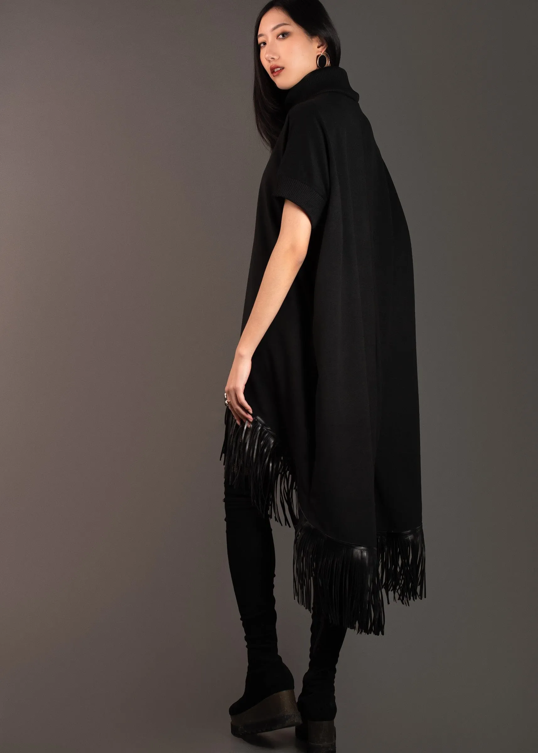 High Low Fringed Tunic