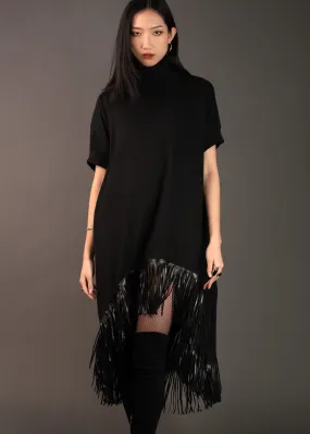 High Low Fringed Tunic