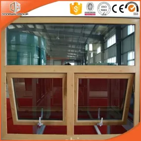 High Quality Timber Awning Window with Exterior Aluminum Cladding in China - China Wood Aluminum Window, Wood Window