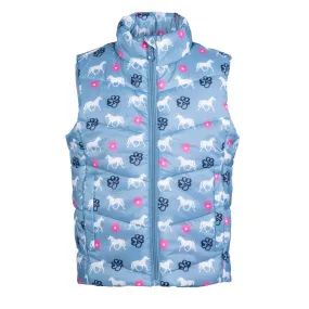 Hkm Kids Bria Gilet - Smokey Blue