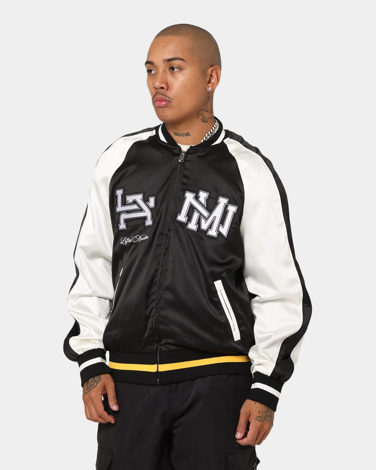 Lifted Anchors "Alumni" Souvenir Jacket Black