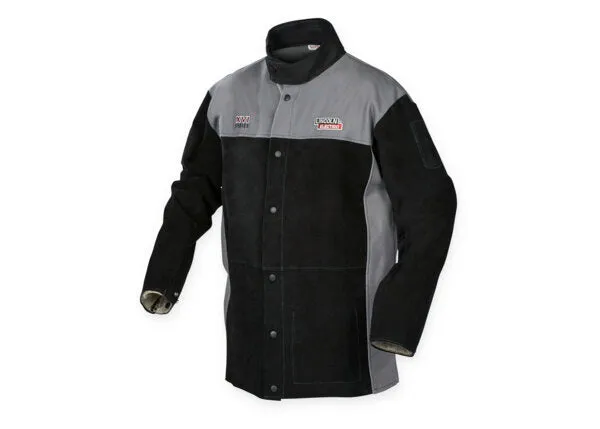 Lincoln Electric XVI Series Heavy Duty Split Leather FR Welding Jacket