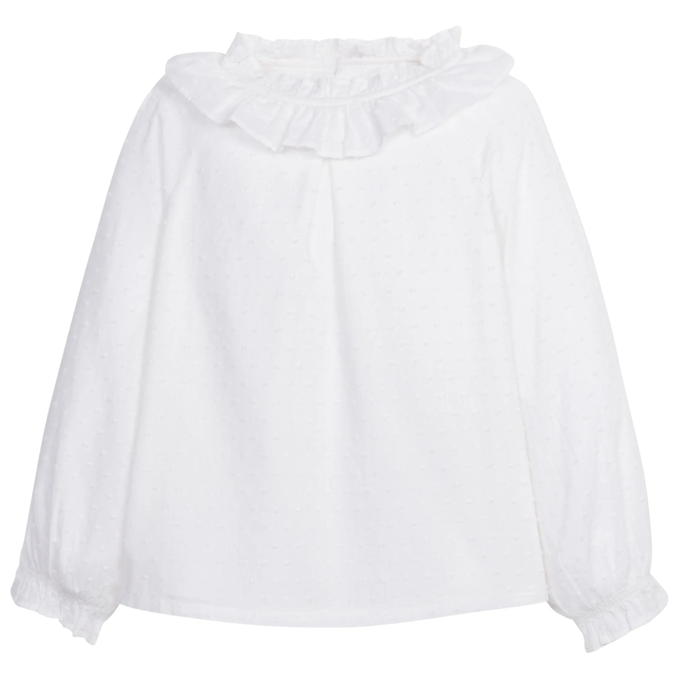 Little English Lauren Blouse Ivory 5109