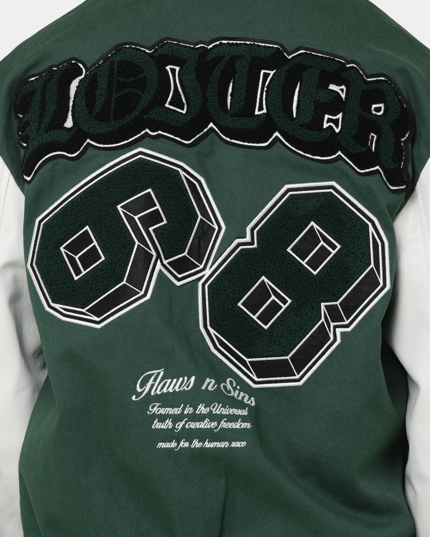 Loiter Human Varsity Jacket Green