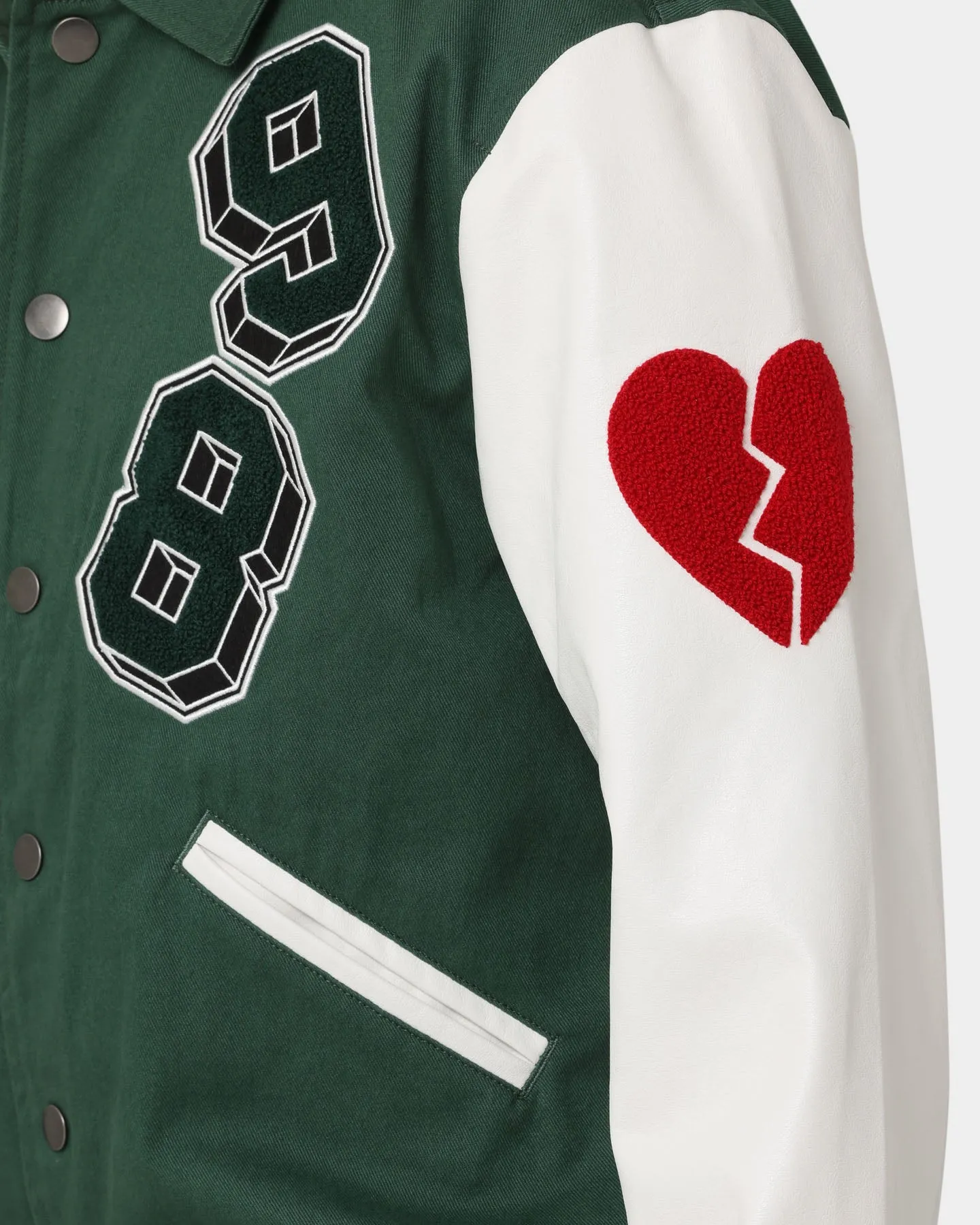 Loiter Human Varsity Jacket Green