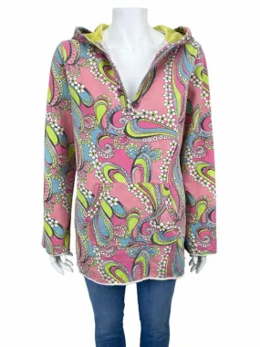 Lucky Brand Women's Vintage Paisley Print Sweatshirt Pink/Muti Size M