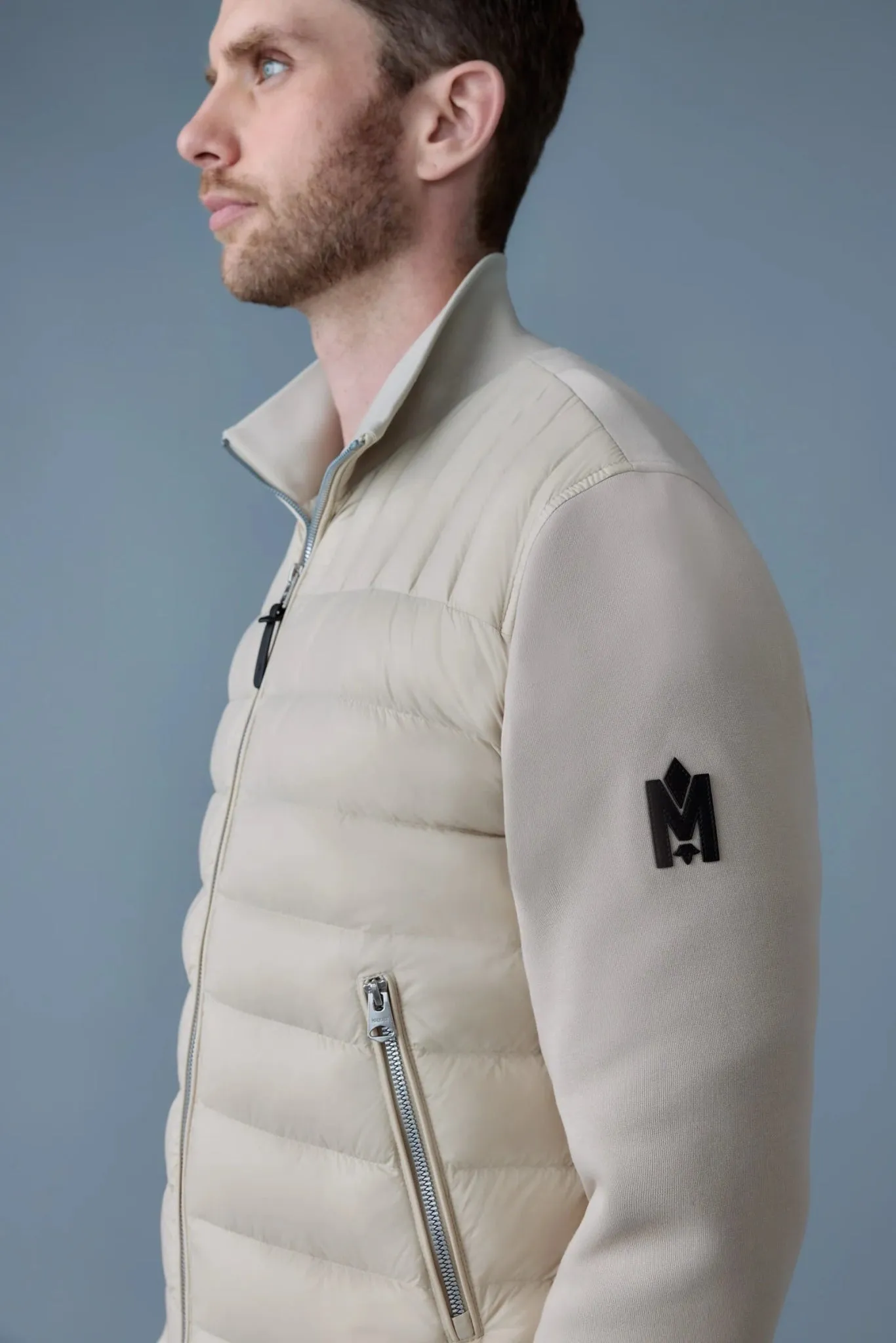 MACKAGE COLLIN-R - Nano Down Mixed Media Bomber Jacket