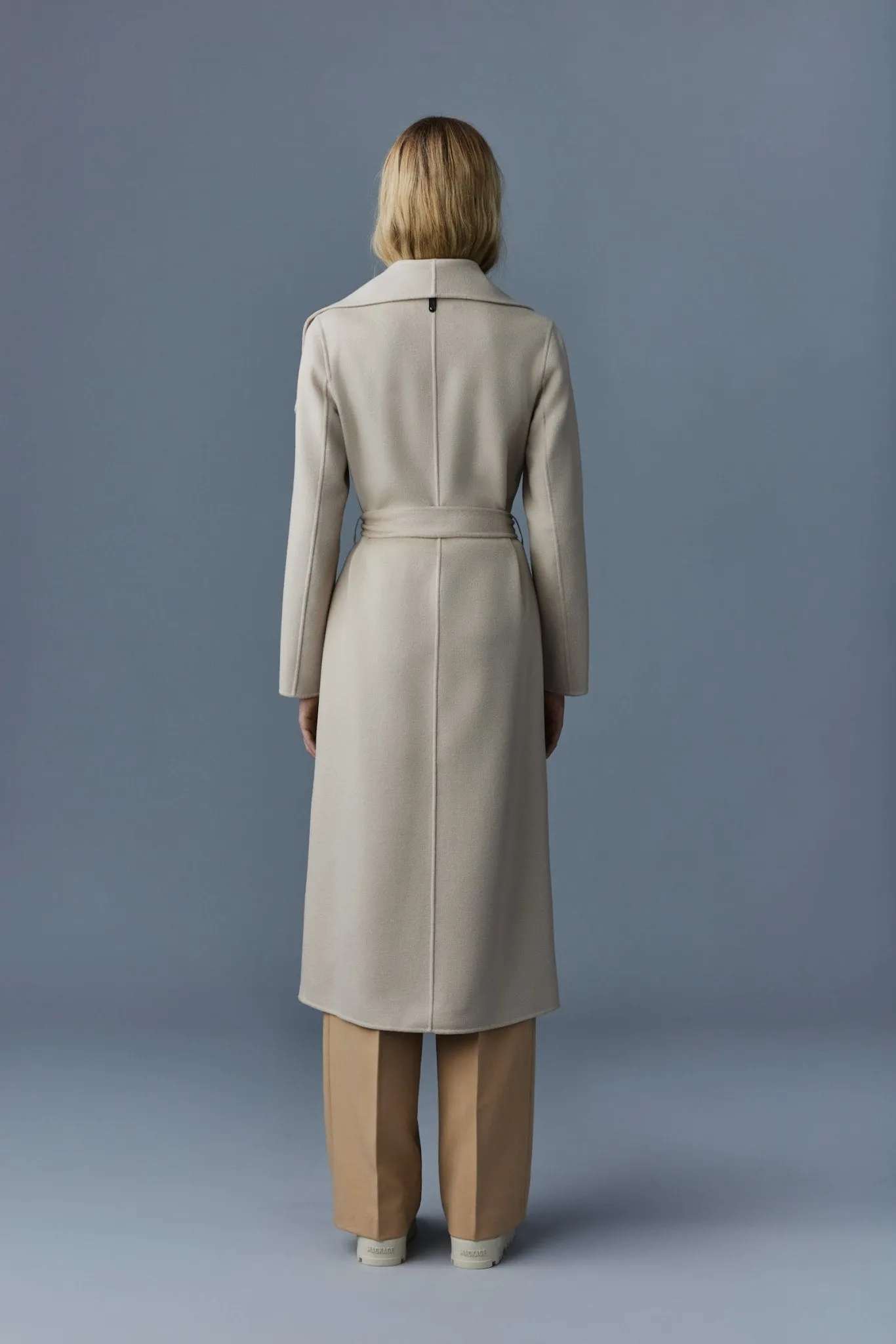 MACKAGE MAI - Double-Face Wool Wrap Coat