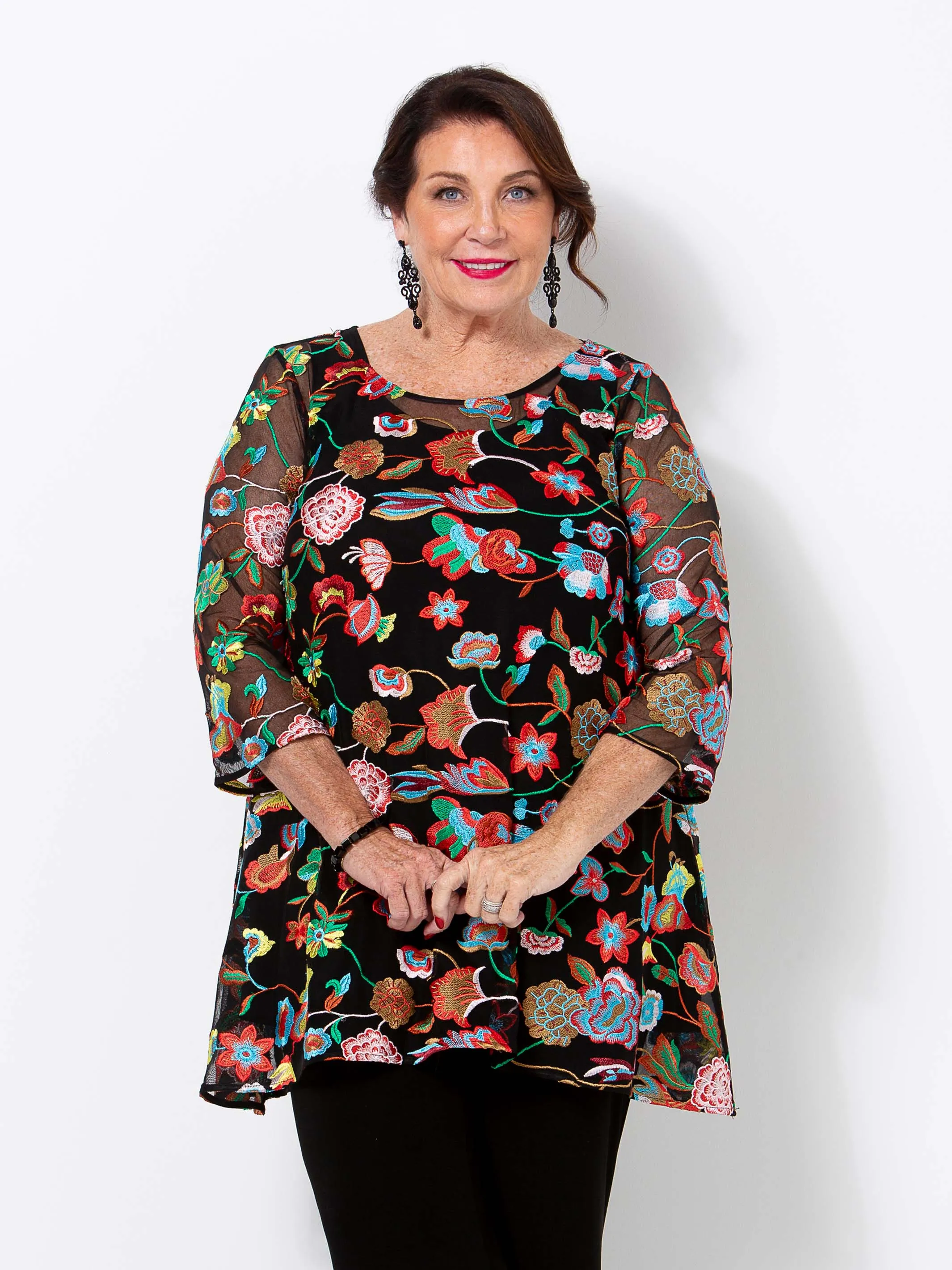 Magic Garden Evening Top