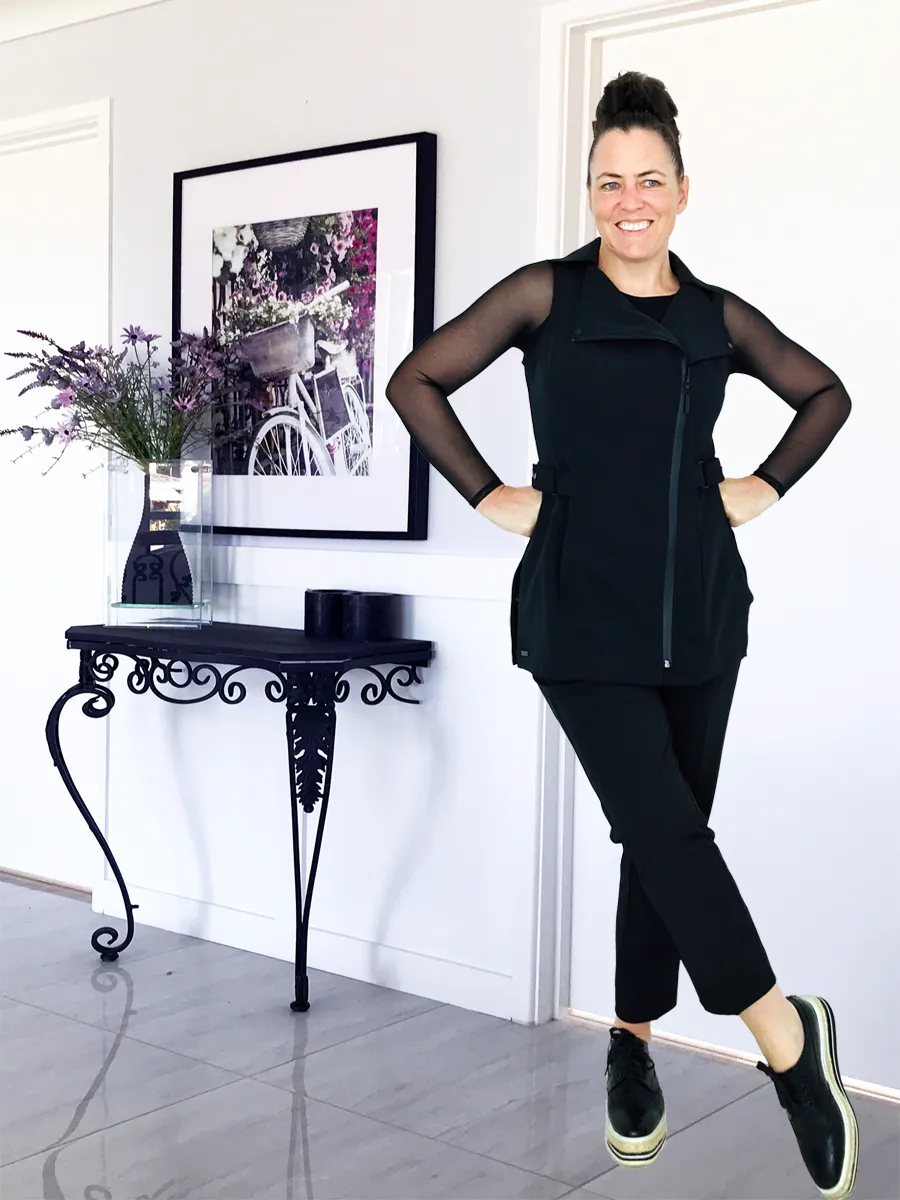 MANHATTAN BLK TUNIC