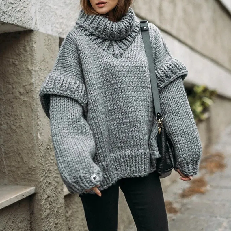 Margaux Sweater - Olive, Grey