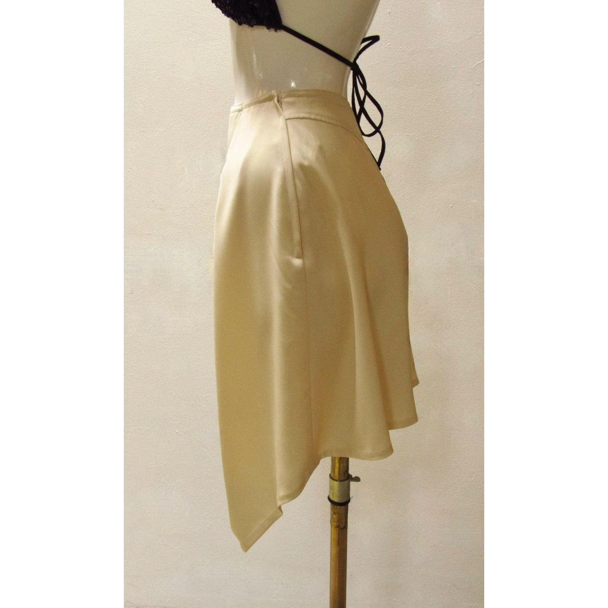 Matsuda Vintage Ivory Asymmetrical Skirt