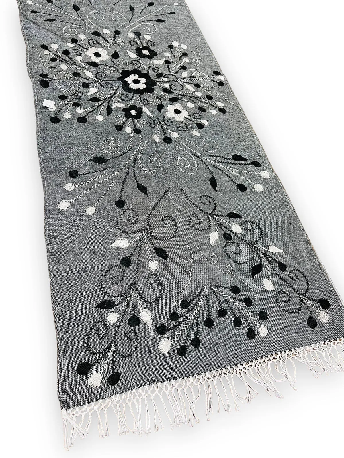 Mexican Handmade Embroidered Shawl Chilapa