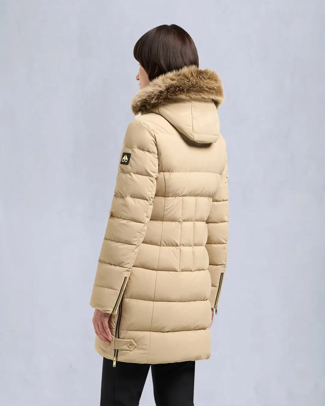 MOOSE KNUCKLES - GOLD SERIES WATERSHED SHEARLING PARKA - M34LP228GS