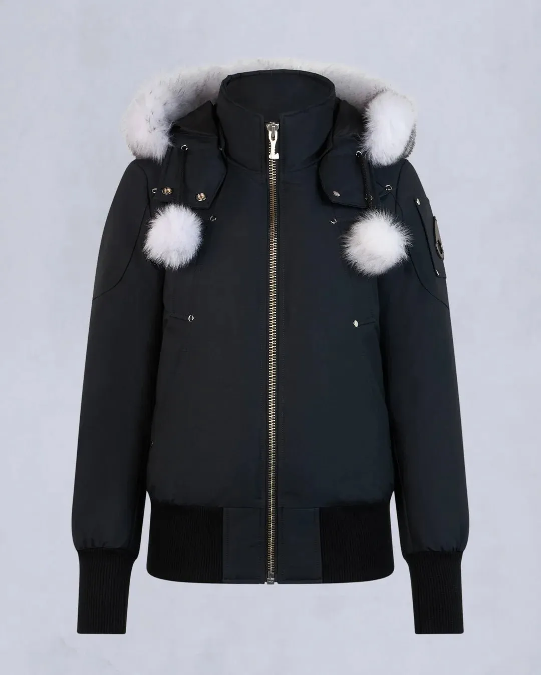 MOOSE KNUCKLES - ORIGINAL DEBBIE BOMBER SHEARLING (pompom) - M32LB002S