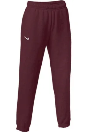 Nike Womens Club Fleece Jogger Sweatpants Maroon Size 3X-Large