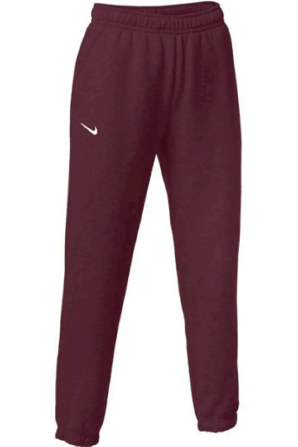 Nike Womens Club Fleece Jogger Sweatpants Maroon Size 3X-Large