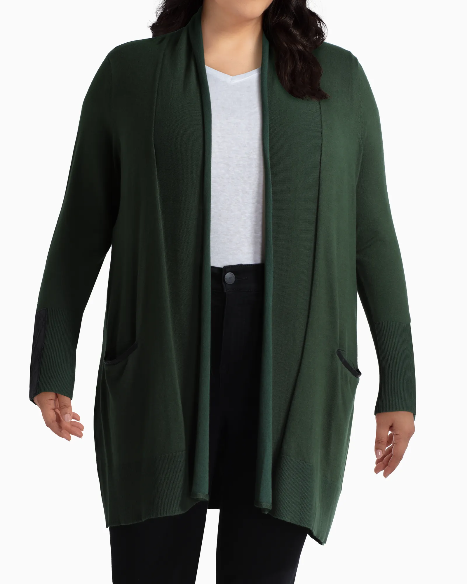 Noelia Tunic Cardigan | Olive Green