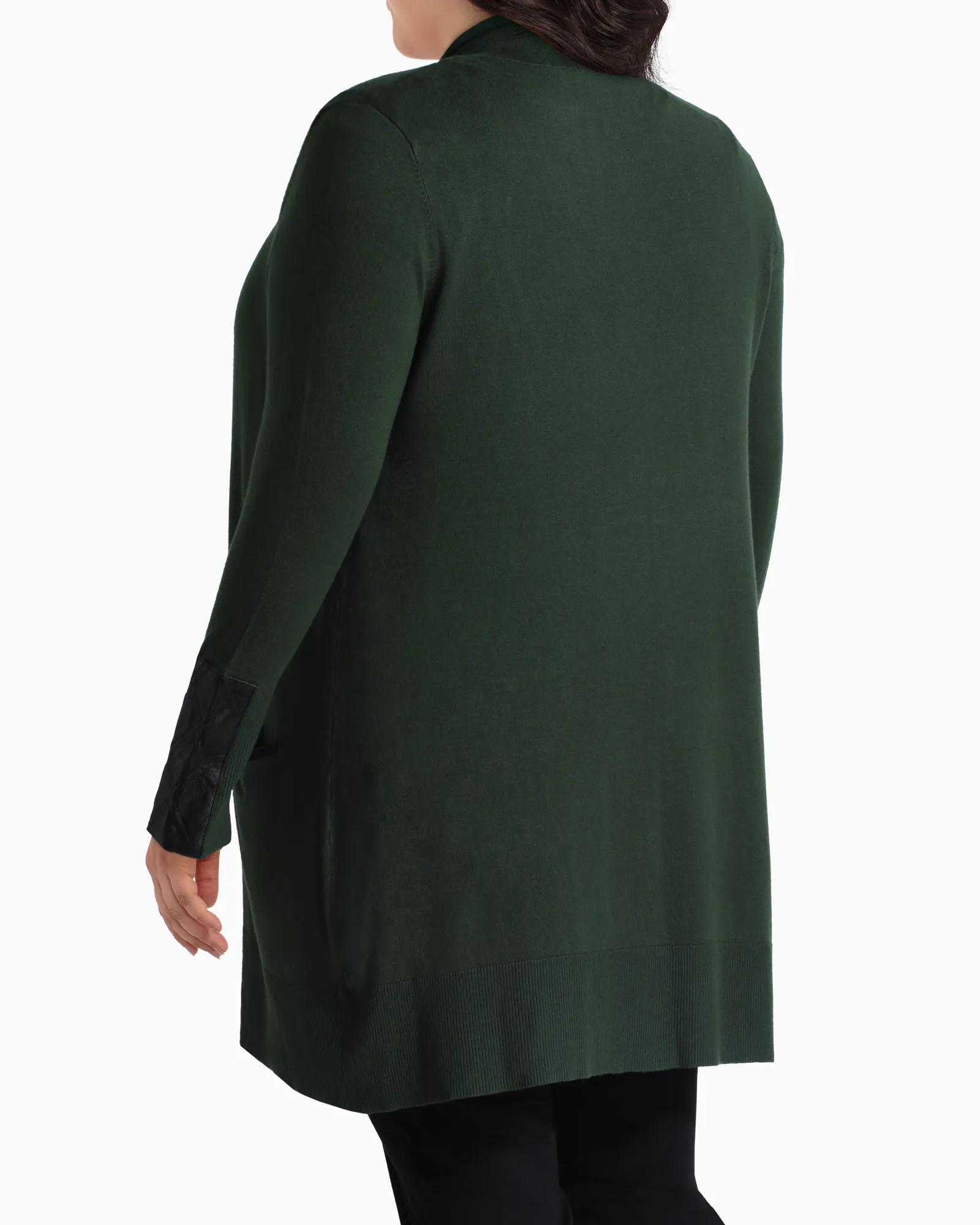 Noelia Tunic Cardigan | Olive Green