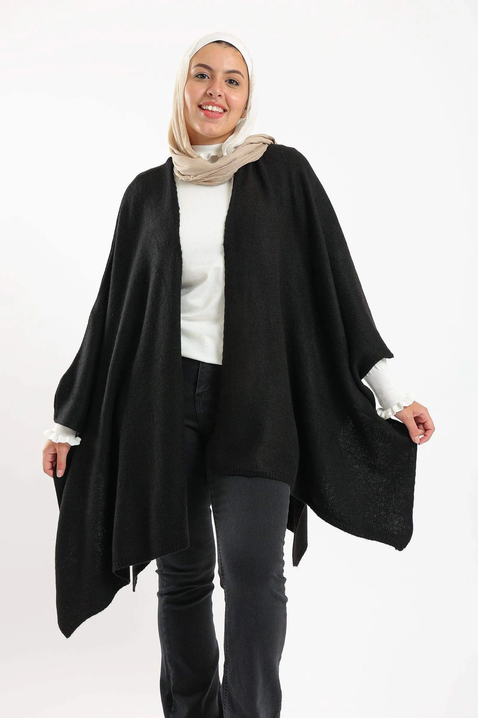 One Size Wool Poncho